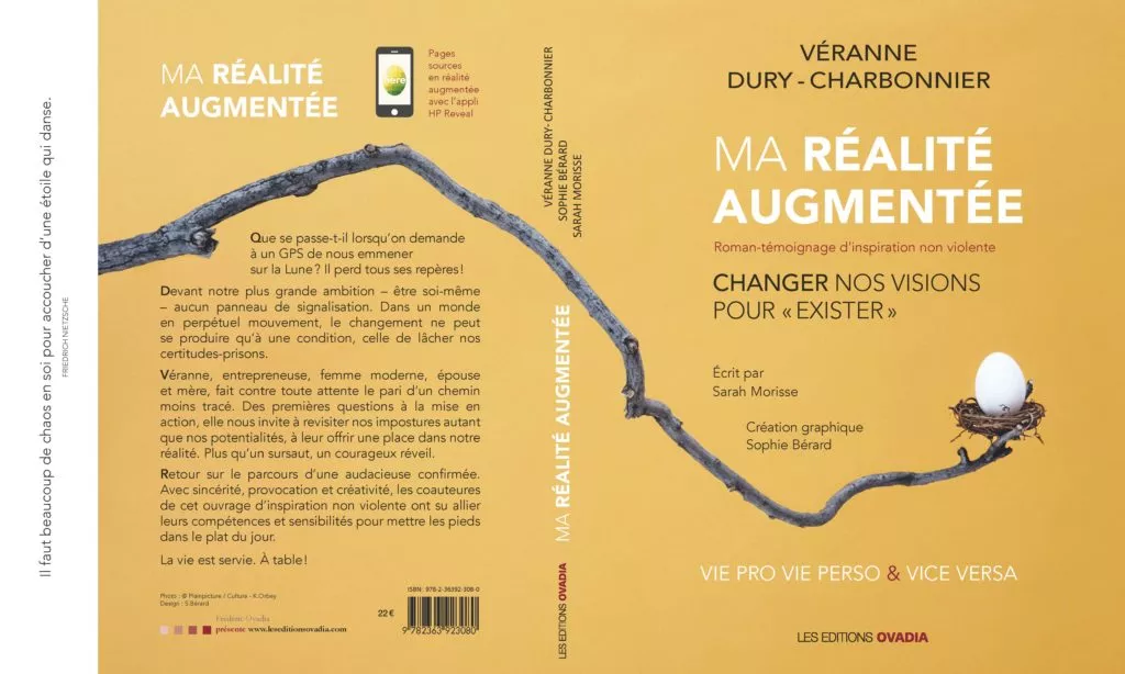 Livre Ma réalité augmentée Véranne Dury Charbonnier